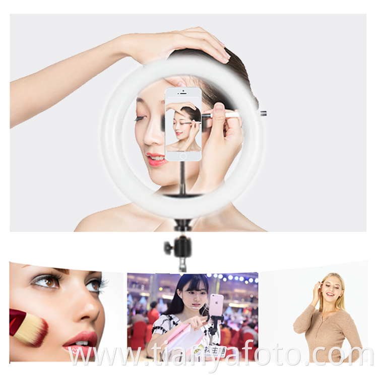 High Quality 10 inch Photo Video Led/RGB Make up Beaty Lamp Camera mini Ring Light